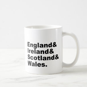 Vereinigtes Königreich   England Irland Schottlan Kaffeetasse