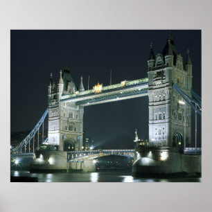Vereinigtes Königreich, England, London, Tower Bri Poster