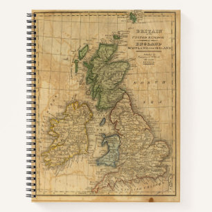 Vereinigtes Königreich England, Schottland und Ir Notizbuch