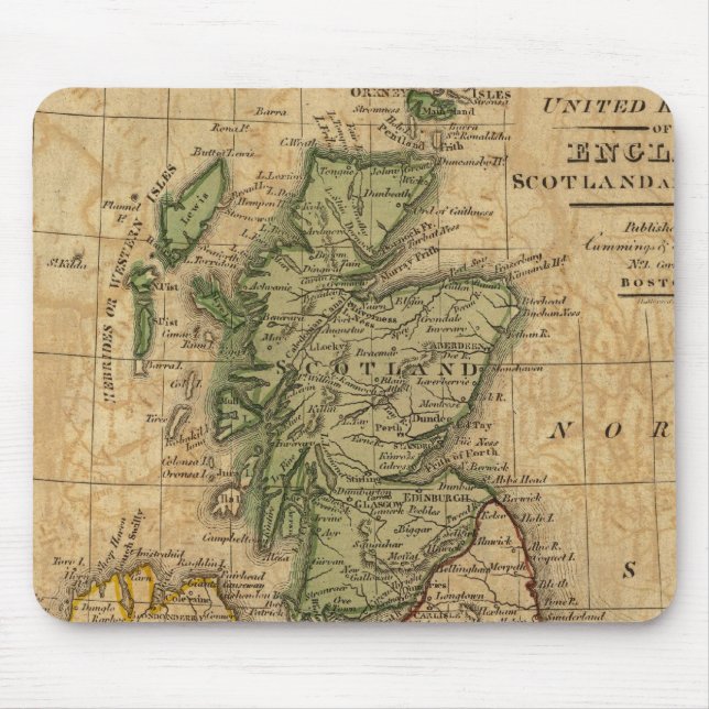 Vereinigtes Königreich England, Schottland und Irl Mousepad (Vorne)