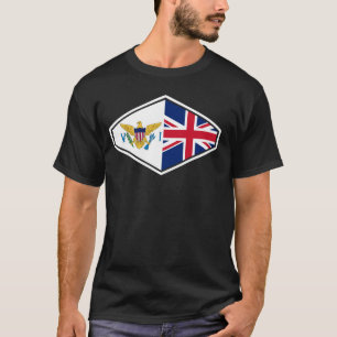 Vereinigtes Königreich Erbe Tropisch U.S. Inseln S T-Shirt