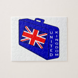 Vereinigtes Königreich Flagge Blau Gepäck
