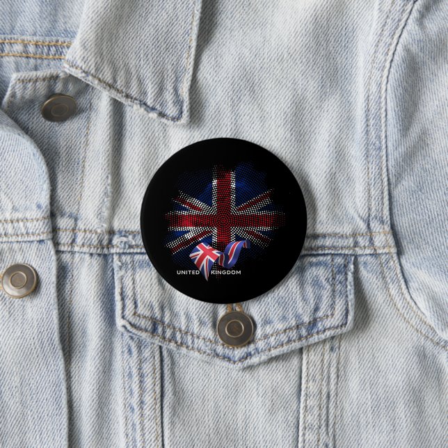Vereinigtes Königreich Flagge Button (Beispiel)