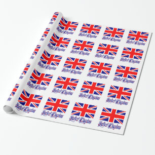 Vereinigtes Königreich Großbritannien Flagge Gesch Geschenkpapier