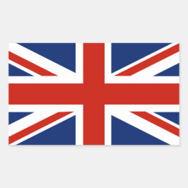 Vereinigtes Königreich Großbritannien und Nordirla Rechteckiger Aufkleber