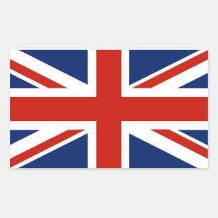 Vereinigtes Königreich Großbritannien und Nordirla Rechteckiger Aufkleber