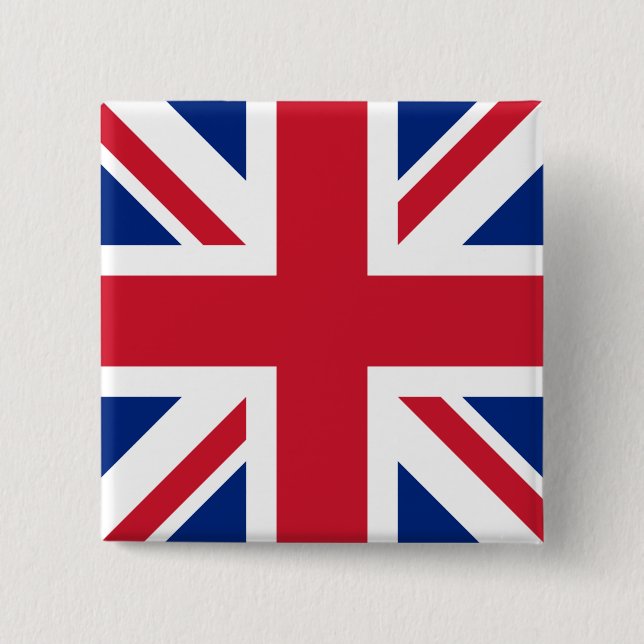 Vereinigtes Königreich Jack Flag Britische Kolonie Button (Vorderseite)