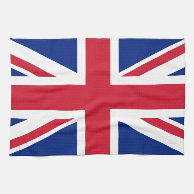 Vereinigtes Königreich Jack Flag Britische Kolonie Geschirrtuch (Horizontal)