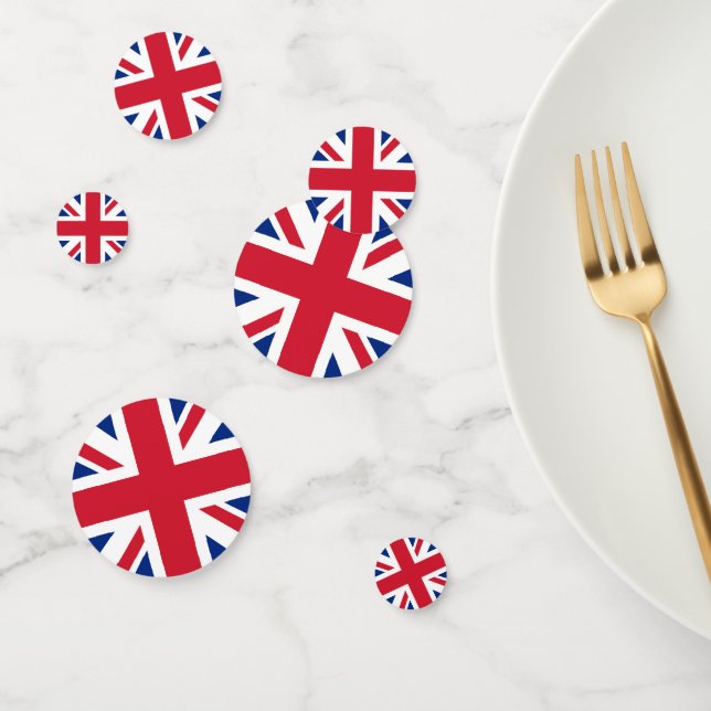 Vereinigtes Königreich Jack Flag Britische Kolonie Konfetti (Gruppe)