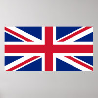 Vereinigtes Königreich Jack Flag Britische Kolonie