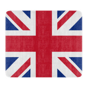 Vereinigtes Königreich Jack Flag Britische Kolonie Schneidebrett