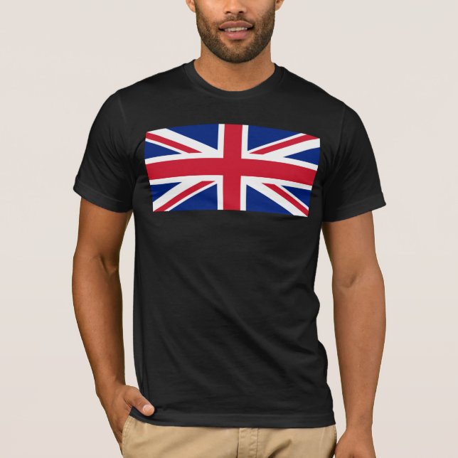 Vereinigtes Königreich Jack Flag Britische Kolonie T-Shirt (Vorderseite)