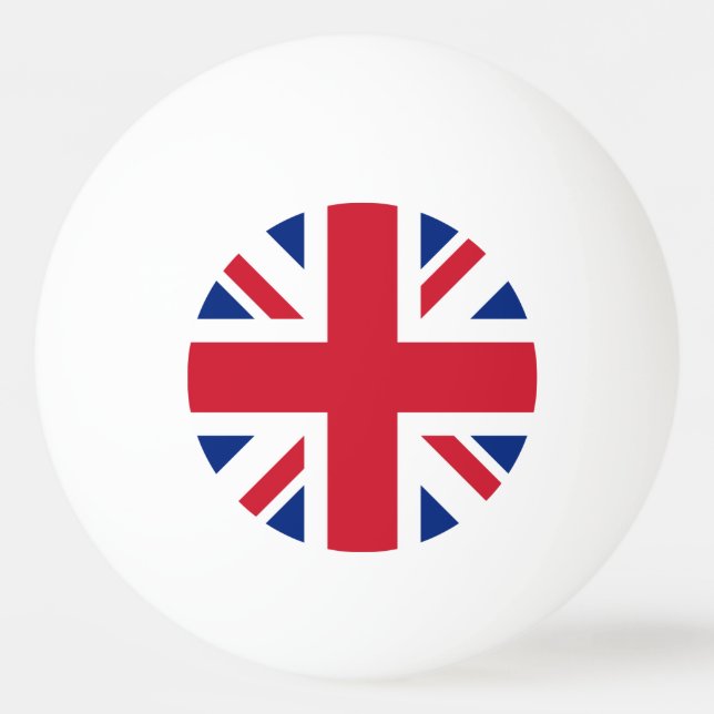 Vereinigtes Königreich Jack Flag Britische Kolonie Tischtennisball (Vorderseite)