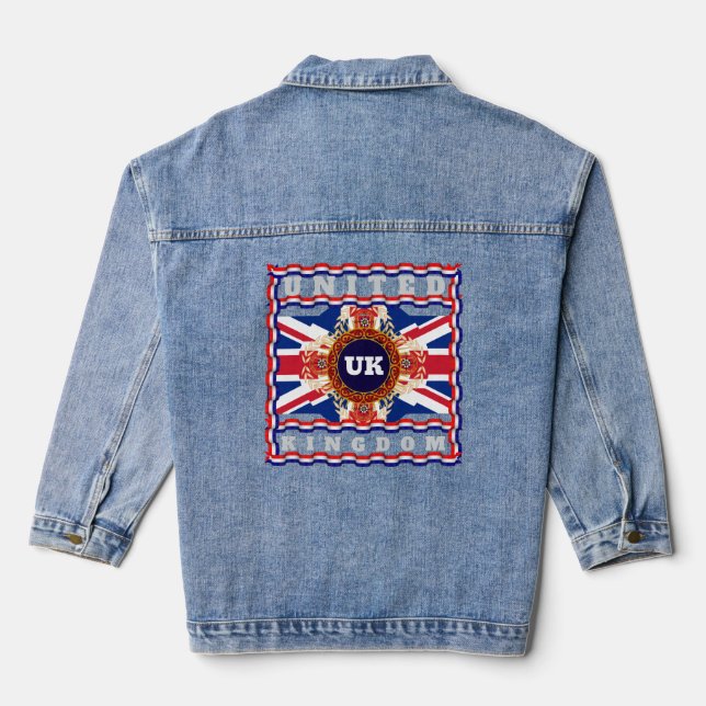 Vereinigtes Königreich Jeansjacke (Rückseite)