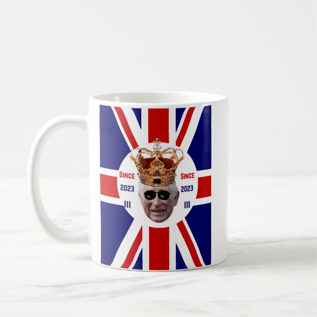 Vereinigtes Königreich König Charles Coronation Kaffeetasse (Links)