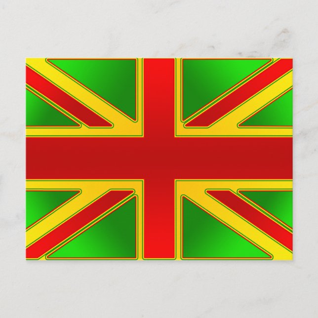 Vereinigtes Königreich Reggae Rasta Reggae Britisc Postkarte (Vorderseite)