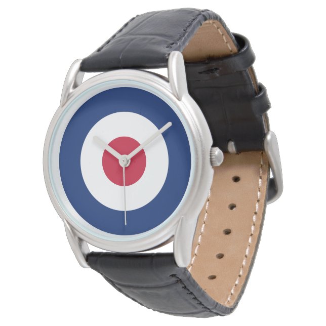 Vereinigtes Königreich Roundel Armbanduhr (Schrägansicht)