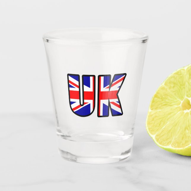 Vereinigtes Königreich Schnapsglas (Vorderseite)