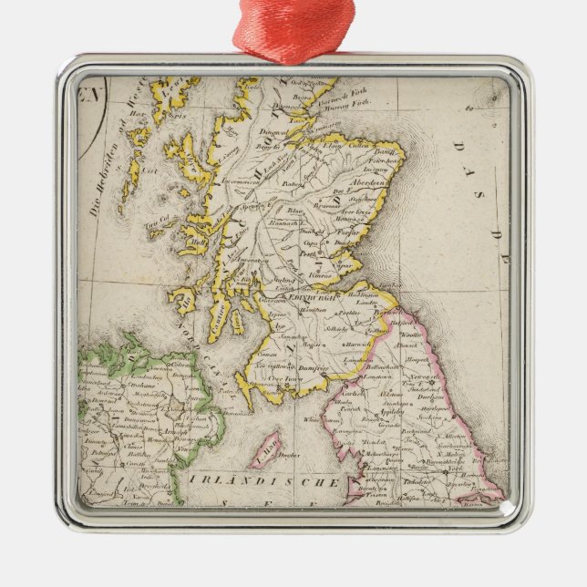 Vereinigtes Königreich Silbernes Ornament (Vorne)