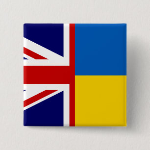 Vereinigtes Königreich und Ukraine zusammen Button