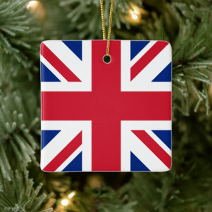 Vereinigtes Königreich Union Jack Flagge Britische Keramikornament