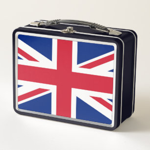 Vereinigtes Königreich Union Jack Flagge britische Metall Brotdose
