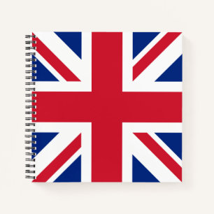 Vereinigtes Königreich Union Jack Flagge Britische Notizbuch