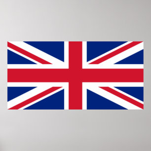 Vereinigtes Königreich Union Jack Flagge Britische Poster