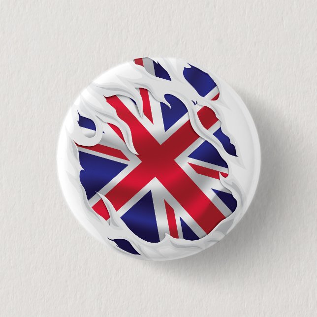 Vereinigtes Königreich unter der Flagge Button (Vorderseite)