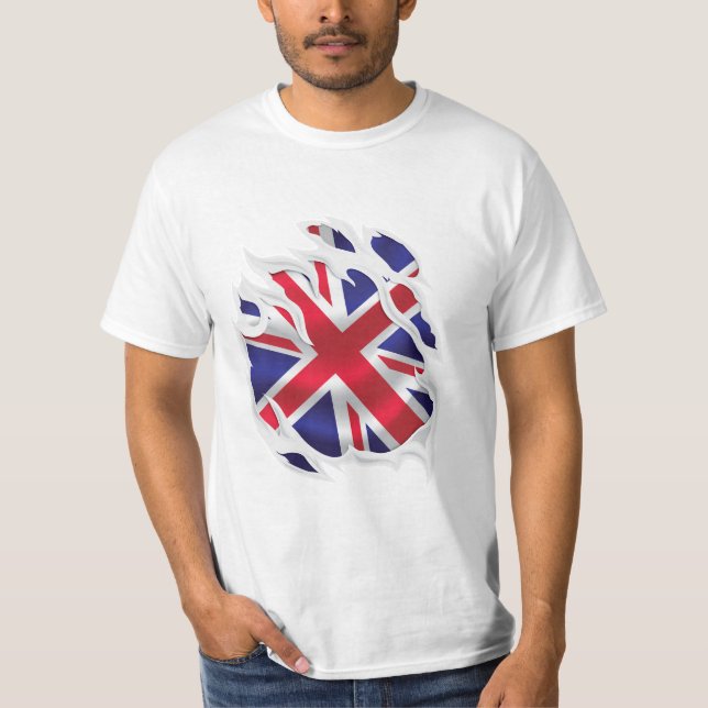 Vereinigtes Königreich unter der Flagge T-Shirt (Vorderseite)