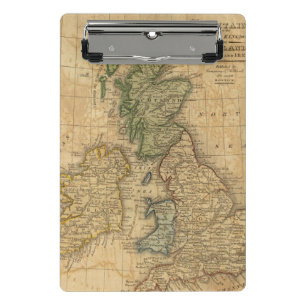 Vereinigtes Königreich von England, von Schottlan Mini Klemmbrett