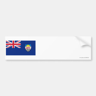 Vereinigung von Rhodesien und von Nyasaland Flagge Autoaufkleber