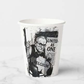 Vereint als eins - Belgien Paper Cup Pappbecher