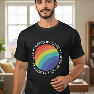 Vereint Durch Liebe Lgbt Pride Gay Lesbisch Regenb T-Shirt