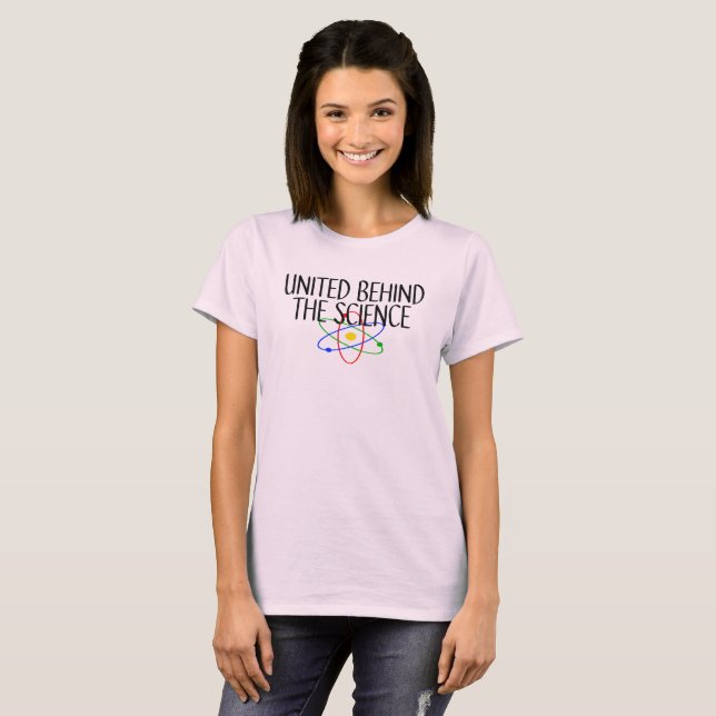 Vereint hinter Science T - Shirt (Vorne ganz)