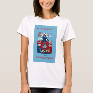 Vereint in Hoffnung: Stärker gemeinsam - USA Kunst T-Shirt