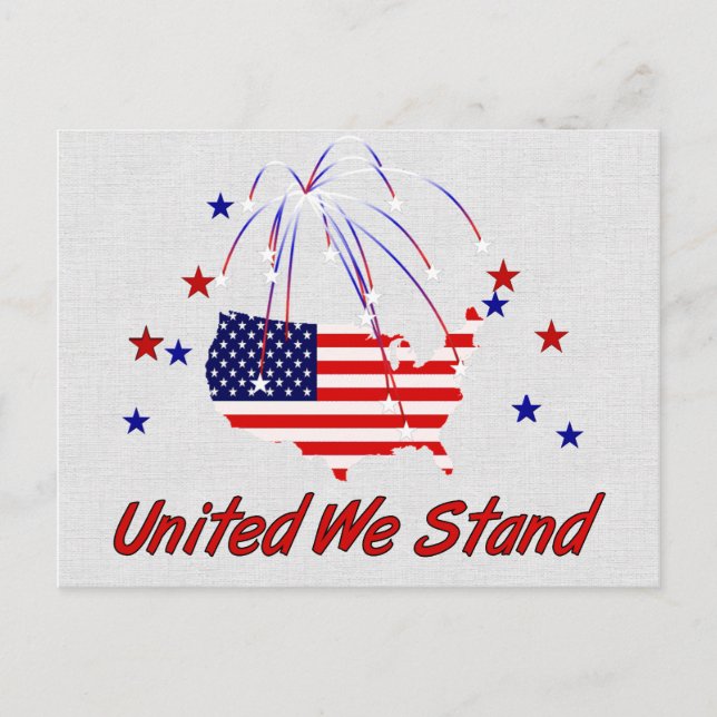 Vereint Postkarte (Vorderseite)