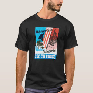 Vereint sind wir gespalten wir fallen 4. Juli Patr T-Shirt