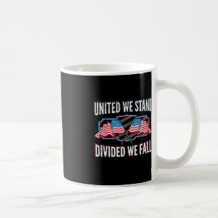 Vereint sind wir gespalten, wir fallen patriotisch kaffeetasse