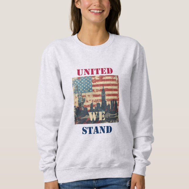 Vereinte Staaten | American Patriotic Design Sweatshirt (Vorderseite)