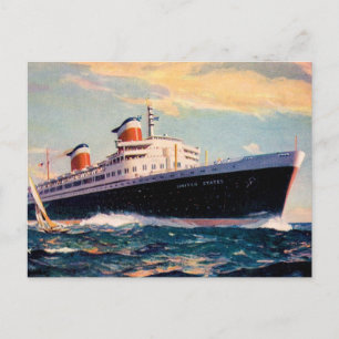 Vereinte Staaten auf See Postkarte
