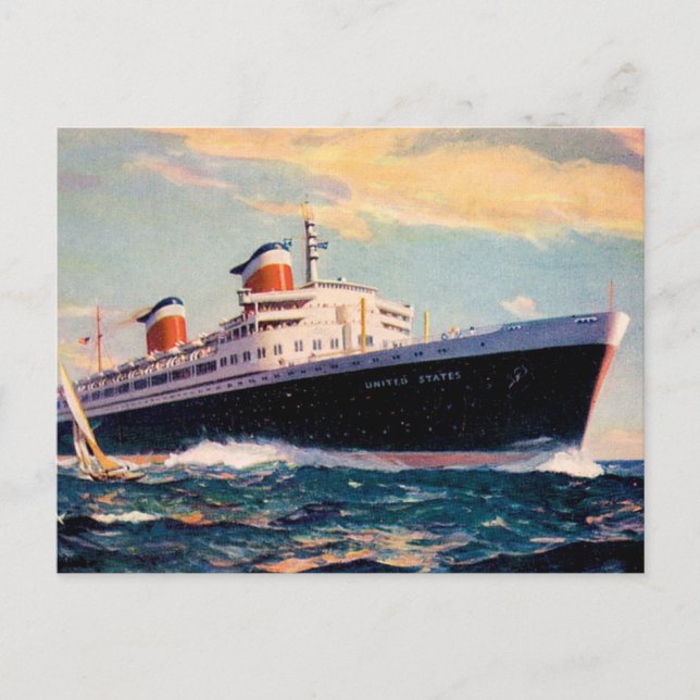 Vereinte Staaten auf See Postkarte (Vorderseite)