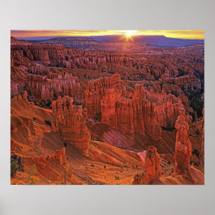 Vereinte Staaten, Utah, Bryce Canyon National Park Poster