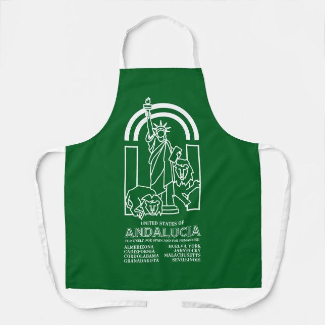 Vereinte Staaten von Andalusien Schürze (Vorderseite)