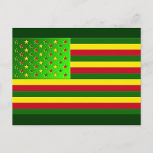 Vereinte Staaten von Reggae Postkarte