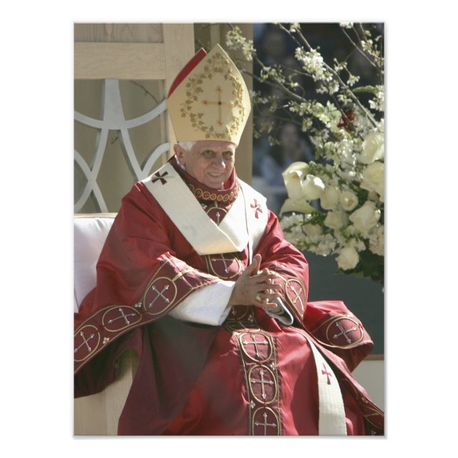 Vereinte Staaten, Washington, D.C. Papst Benedikt Fotodruck (Vorne)