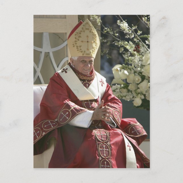 Vereinte Staaten, Washington, D.C. Papst Benedikt Postkarte (Vorderseite)