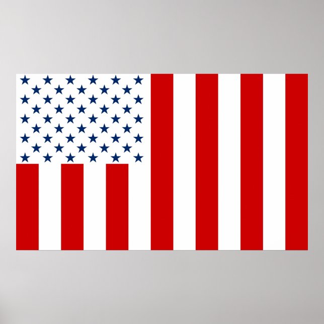 Vereinte Staaten Zivile Flaggensöhne der Freiheit  Poster (Vorne)