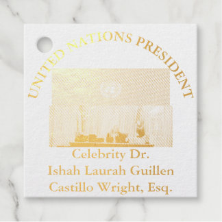 #VEREINTENATIONENPRÄSIDENT DR. #LAURAHCASTILLOS ES GESCHENKANHÄNGER