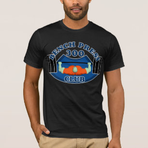 Vereinweightlifter-T - Shirt der Bank-Presse-300